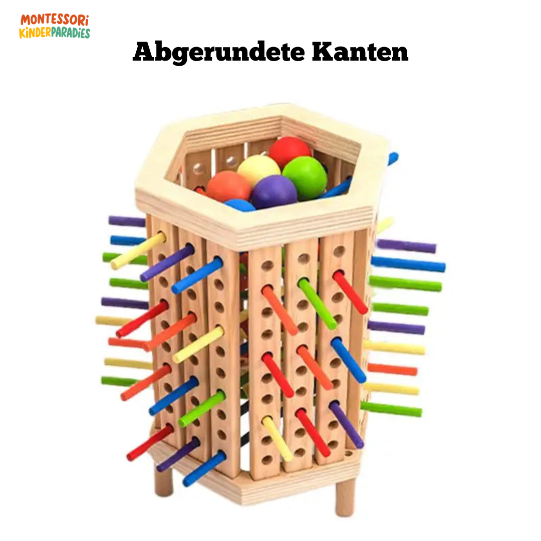 Farblearn-Turm – Montessori Lernspielzeug zur Farben- und Formenerkennung