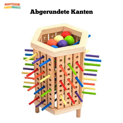 Farblearn-Turm – Montessori Lernspielzeug zur Farben- und Formenerkennung