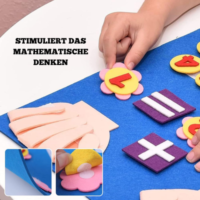 Filz Lernspielzeug Zählen – Montessori Spielzeug für 3-Jährige