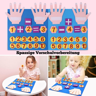 Filz Lernspielzeug Zählen – Montessori Spielzeug für 3-Jährige