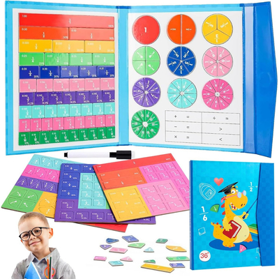 Magnetisches Bruchspielzeug – Montessori Lernspielzeug für 3-Jährige