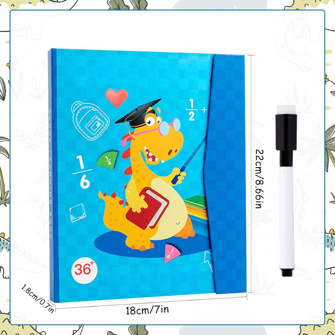 Magnetisches Bruchspielzeug – Montessori Lernspielzeug für 3-Jährige