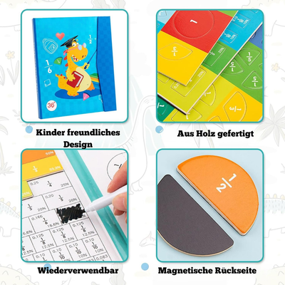 Magnetisches Bruchspielzeug – Montessori Lernspielzeug für 3-Jährige