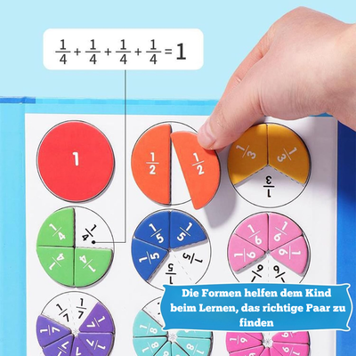 Magnetisches Bruchspielzeug – Montessori Lernspielzeug für 3-Jährige