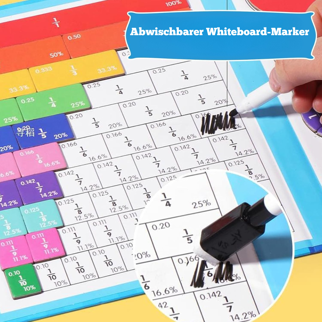 Magnetisches Bruchspielzeug – Montessori Lernspielzeug für 3-Jährige