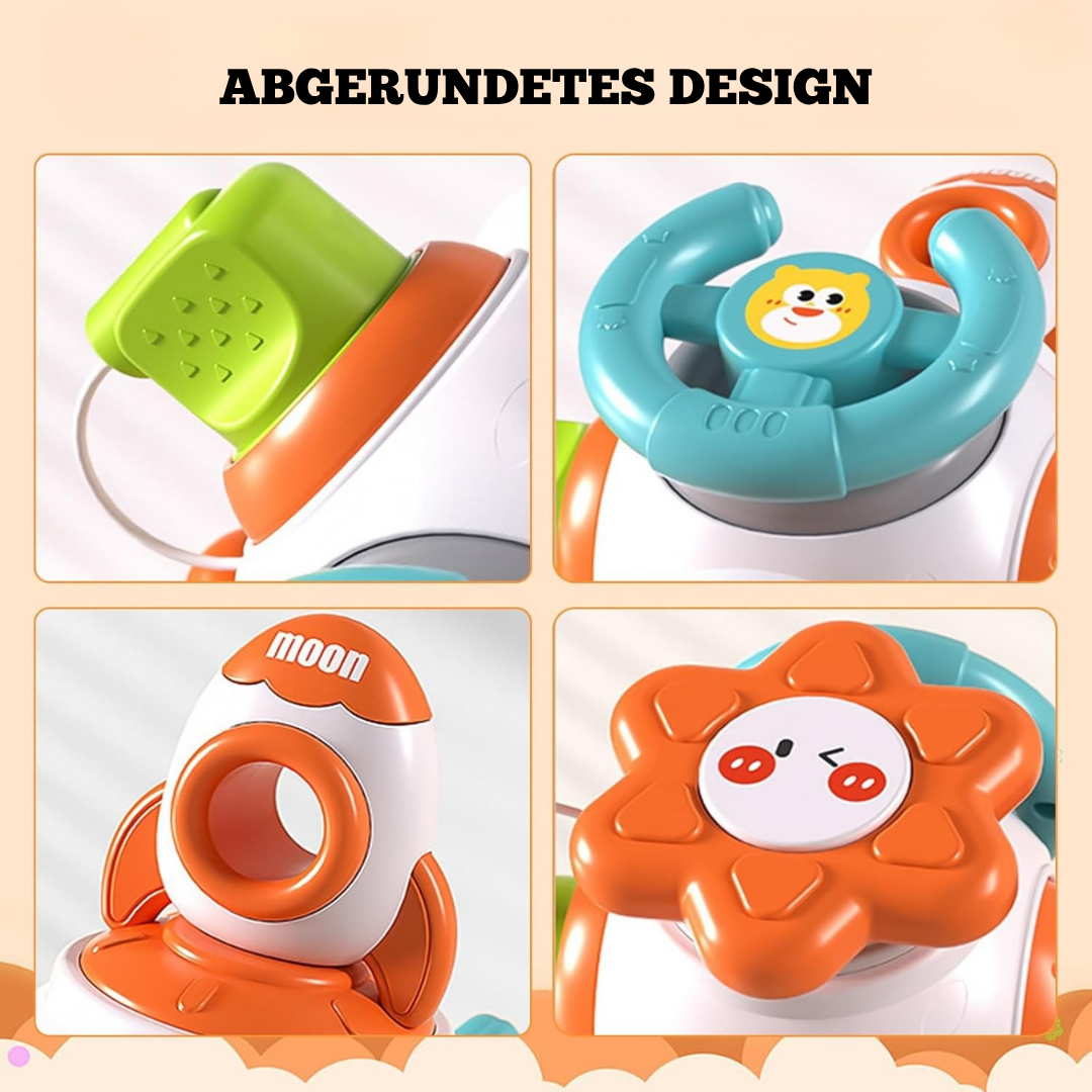 Montessori Busy Board Würfel – 10-in-1 Motorikspielzeug für Kleinkinder ab 18 Monaten