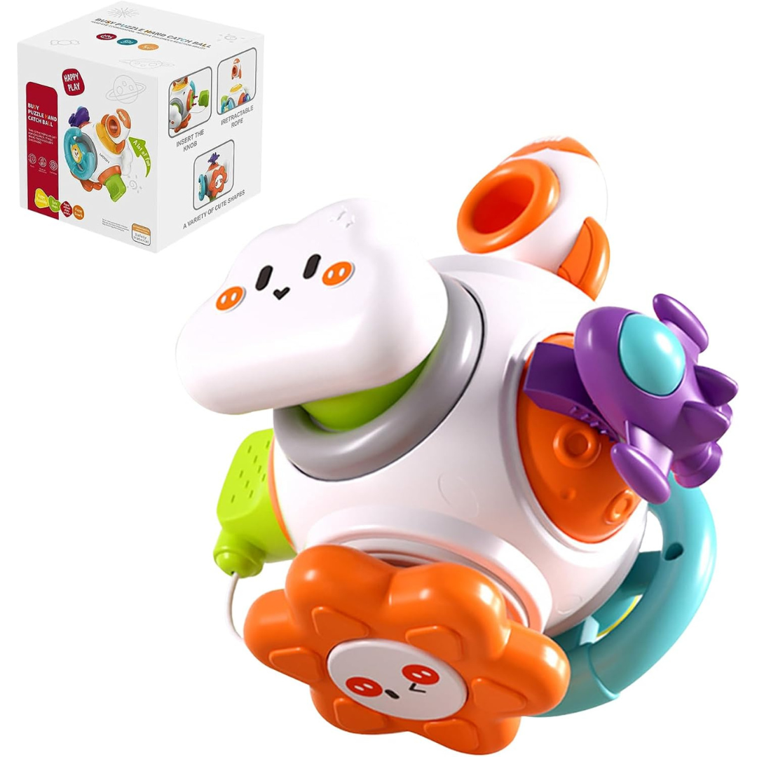 Montessori Busy Board Würfel – 10-in-1 Motorikspielzeug für Kleinkinder ab 18 Monaten