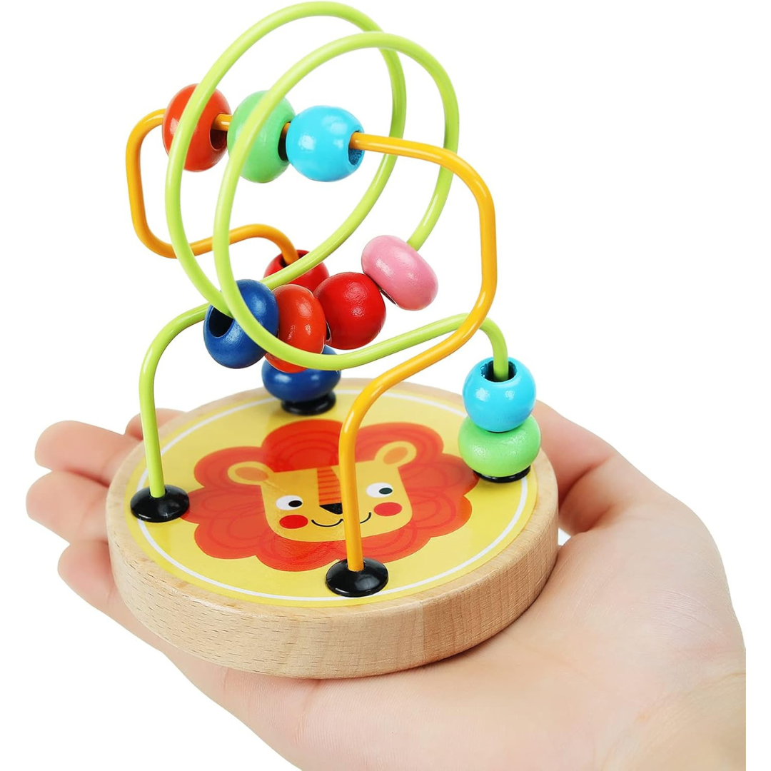 Bead Draht Labyrinth – Montessori Holzspielzeug für Kleinkinder ab 1 Jahr
