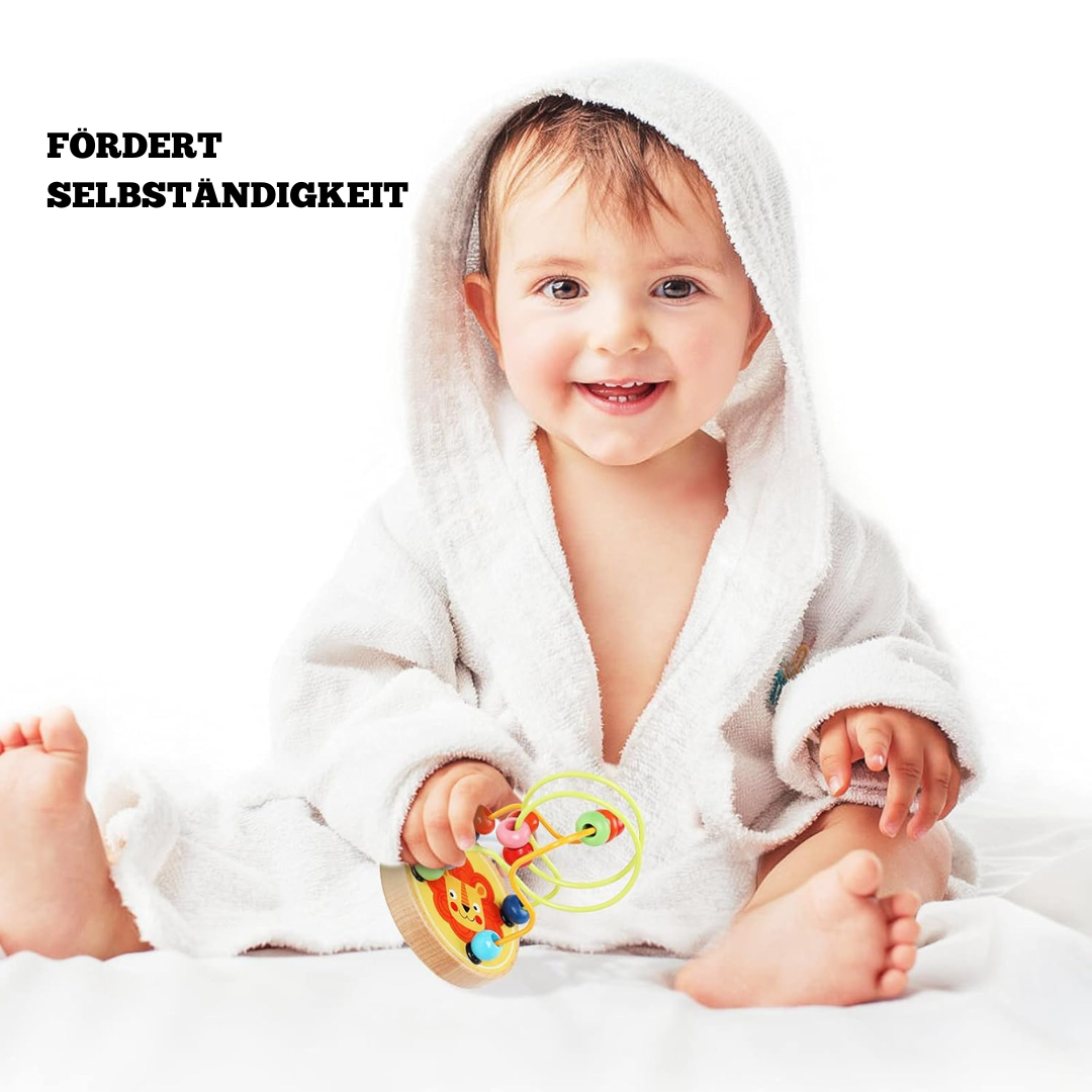 Bead Draht Labyrinth – Montessori Holzspielzeug für Kleinkinder ab 1 Jahr