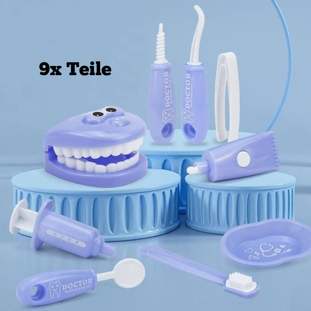 Montessori Zahnarztset Set 9-teilig – Kreativität und Rollenspiele für 3 Jahre