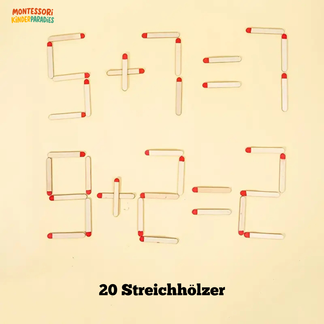 Denk-Match-Puzzle – Montessori Lernspielzeug für Konzentration ab 3 Jahren