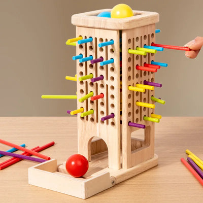 3-in-1 Holzspielzeug für Arithmetik – Interaktives Montessori Spielzeug zur Förderung von frühen mathematischen Fähigkeiten ab 3 Jahren 1