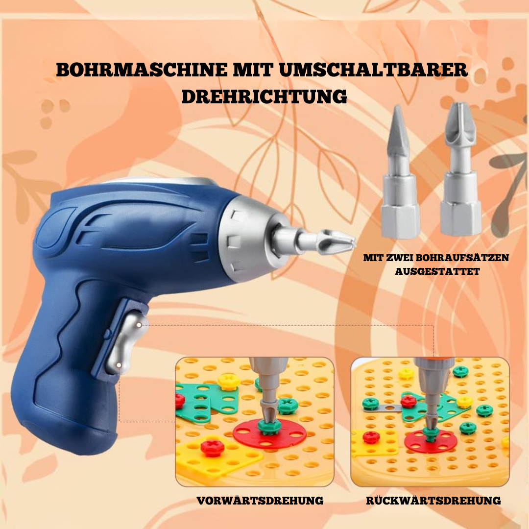 Bären Spielzeugkiste für kleine Handwerker – Montessori Kreativspielzeug