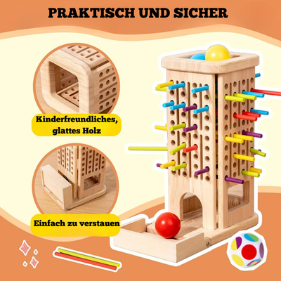 3-in-1 Holzspielzeug Arithmetik – Montessori Lernspielzeug für Kinder