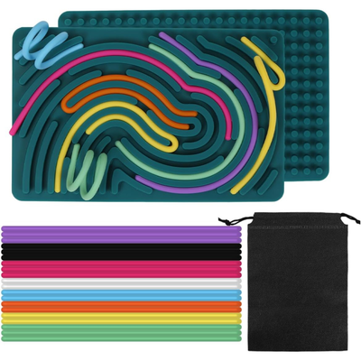 Doppelseitiges Activity Board – Montessori Motorikspielzeug für Kinder ab 1 Jahr