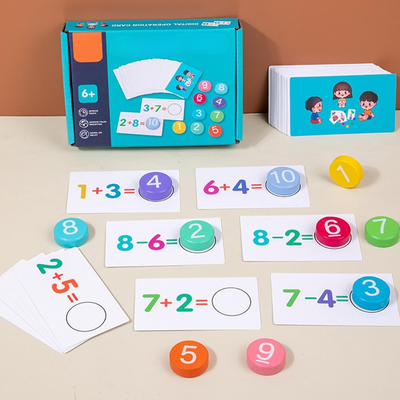 Mathematikspielzeug Zahlenerkennung – Montessori Lernmaterial für Kinder