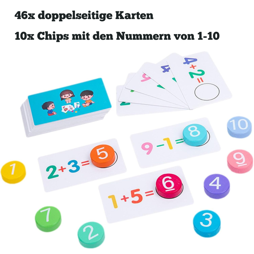 Mathematikspielzeug Zahlenerkennung – Montessori Lernmaterial für Kinder