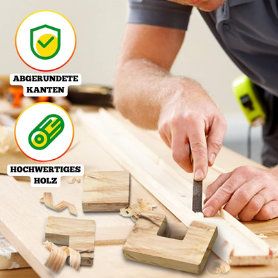 Holzpuzzle Bunte Formen – Montessori Lernspielzeug für Motorik und Kreativität