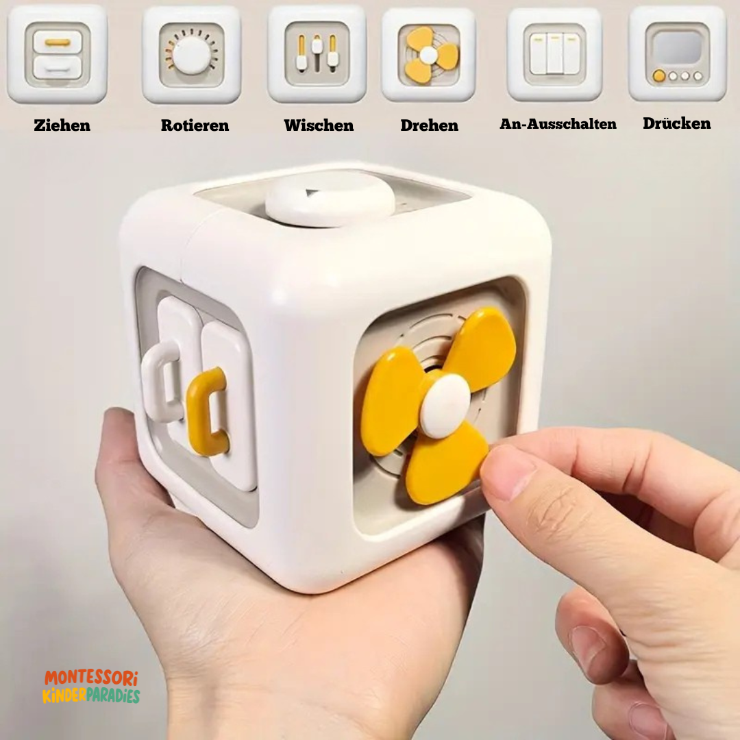 Sensorisches Besetztbrett – Montessori Lernspielzeug 6-in-1 für Kinder ab 1 Jahr