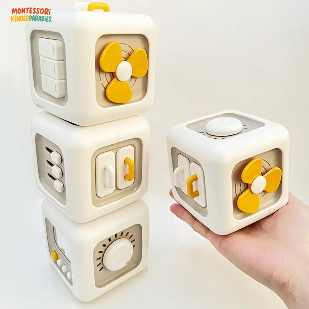 Sensorisches Besetztbrett – Montessori Lernspielzeug 6-in-1 für Kinder ab 1 Jahr