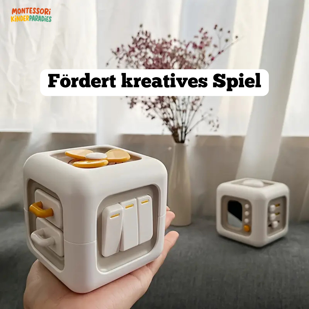 Sensorisches Besetztbrett – Montessori Lernspielzeug 6-in-1 für Kinder ab 1 Jahr