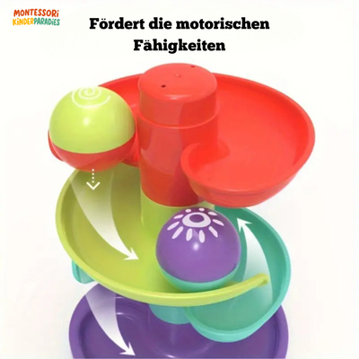Montessori Rollball Spielzeug – Motorikspielzeug für 1-3 Jahre