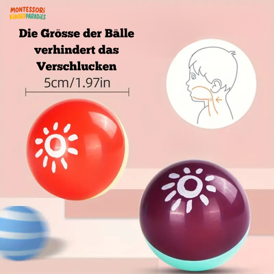 Montessori Rollball Spielzeug – Motorikspielzeug für 1-3 Jahre