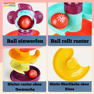 Montessori Rollball Spielzeug – Motorikspielzeug für 1-3 Jahre