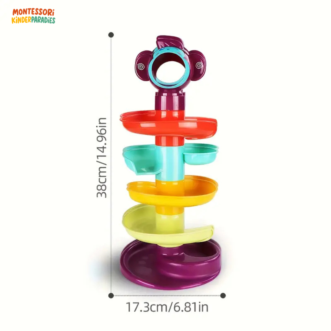 Montessori Rollball Spielzeug – Motorikspielzeug für 1-3 Jahre