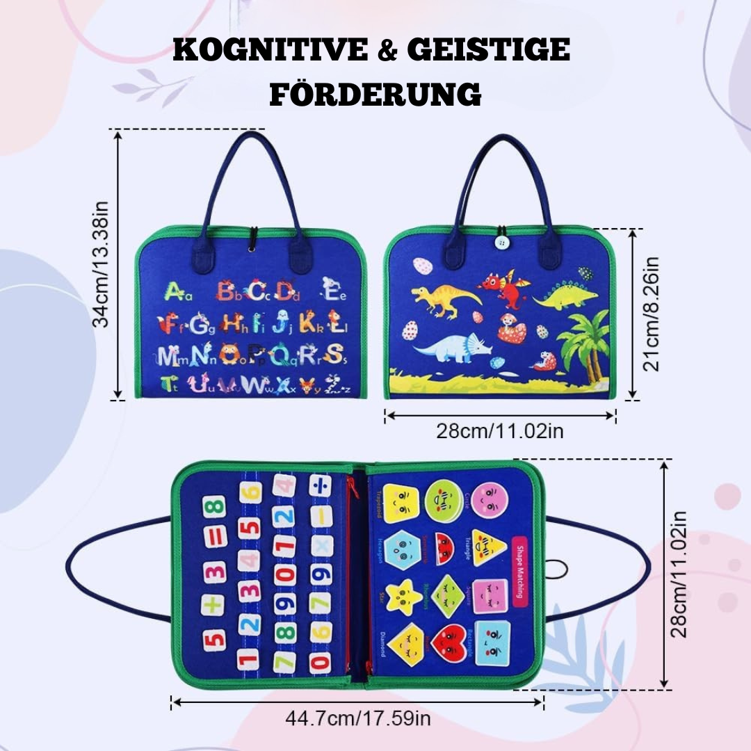 Montessori Busy Board – Lernspielzeug zur Förderung von Feinmotorik