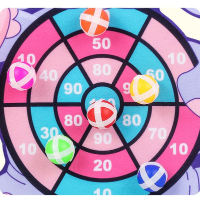 Montessori Dart Board Lernspielzeug für 2-4 Jahre – Interaktives Spielzeug mit Klebrigen Bällen zur Förderung der Motorik 3