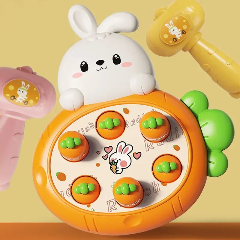 Montessori Klopfspielsatz aus Holz für Kleinkinder ab 2 Jahren – Pädagogisches Spielzeug mit Hammer und Tiermotiven 6