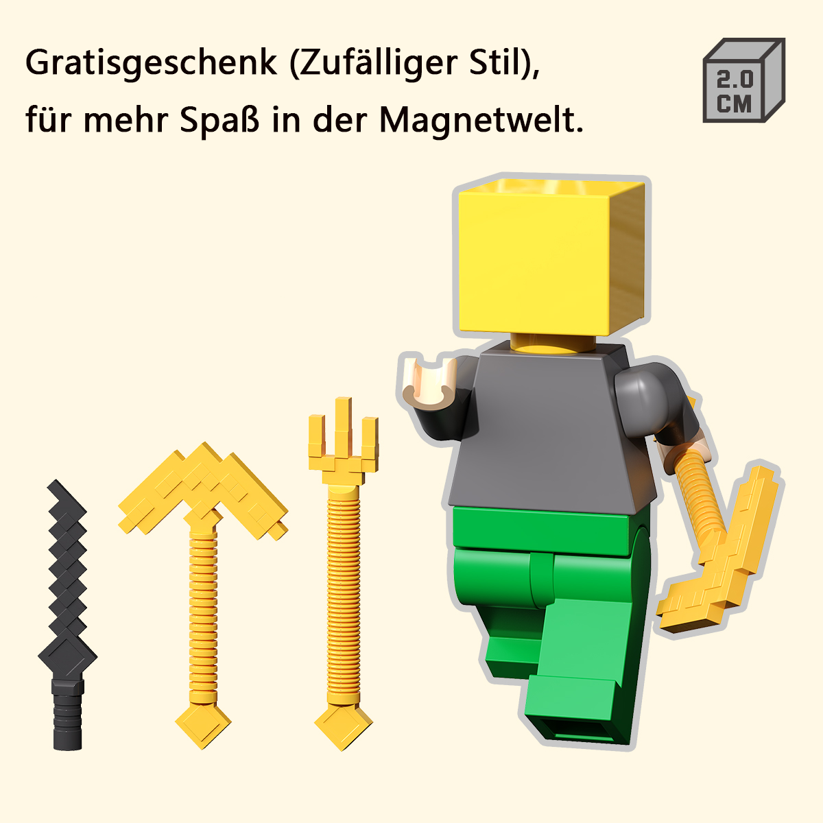 Montessori Magnetische Bausteine Set für Kinder ab 3 Jahren – 100/200/300 Teile, Robuste Qualität, Fördert Kreativität und Motorik 4