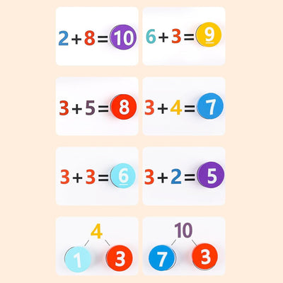 Mathematikspielzeug Zahlenerkennung – Montessori Lernmaterial für Kinder