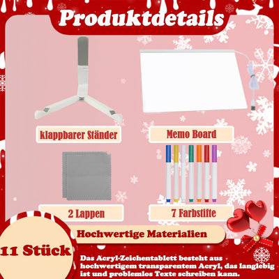 LED Zeichenbrett für Kinder – Kreatives Malen mit Lichteffekten